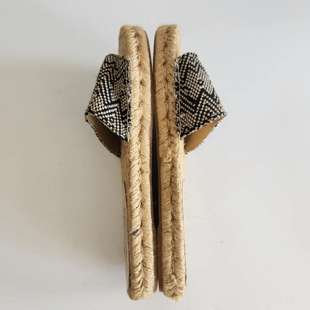 Free People Slides Espadrille Sandals  Slip On Size 39 EU /8.5 US New